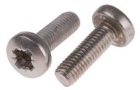 914-1551 RS PRO Pozidriv M8 Pan A2 304 Stainless Steel Machine Screws DIN 7985Z x 25.0mm