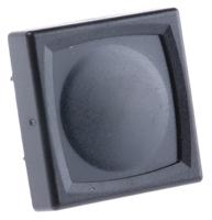 124111027097 Schurter IP65 Black Button Tactile Switch, SPST 80 mA