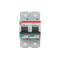 2ccf019604r0001-s802pv-sp50-5-ka ABB S800PV MCB, 2P, 50A Curve B, 800V DC, 5 kA Breaking Capacity