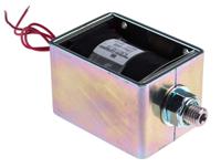 8m17-02-73-12-vcc-100 Mecalectro Linear Solenoid, 12 V dc, 5 → 40N, 78.5 x 57.2 x 50.8