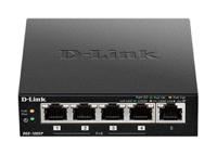 dgs-1005pe D-Link 5-Port Desktop Gigabit PoE+ Switch, Unmanaged 5 Port Gigabit Switch With PoE EU