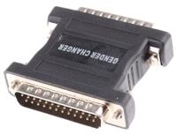 202-442 RS PRO D Sub Adapter Male 25 Way D-Sub to Male 25 Way D-Sub