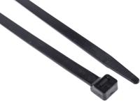 811-1672 RS PRO Cable Tie, 610mm x 9 mm, Black Nylon, Pk-100