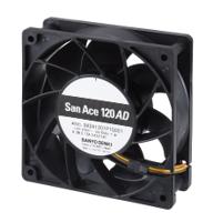 9ada1201p1g001 Sanyo Denki Axial Fan, 264 V ac, AC/DC Operation, 3.9m³/min, 9W, 170mA Max, 120.8 x 120.8 x 38.5mm