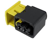 1-1418483-1 TE Connectivity, HDSCS Automotive Connector Socket Black 2 Way