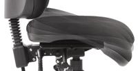 180-9718 RS PRO Black Fabric Typist Chair