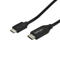 usb2cub1m StarTech.com USB 2.0, Male USB C to Male Micro USB B, 480Mbps, 1m