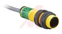 s18sn6ff50-w30 Banner Diffuse Photoelectric Sensor, Barrel Sensor, 50 mm Detection Range