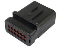 776539-1 TE Connectivity, AMPSEAL 16 Automotive Connector Plug Red Clip Mount 12 Way