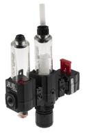 bl72-301g Norgren G 3/8 FRL, Semi Automatic Drain, 40μm Filtration Size - Without Pressure Gauge