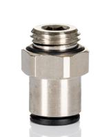 3101-08-13 Legris LF3000 Series Straight Threaded Adaptor, G 1/4 Male to Push In 8 mm, Threaded-to-Tube Connection Style