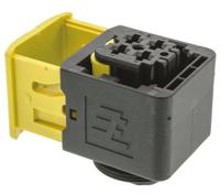 1-1418390-1 TE Connectivity, HDSCS Automotive Connector Socket Black Cable Mount 4 Way