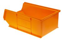 469-6762 RS PRO PP Storage Bin, 350mm x 205mm x 130mm, Orange