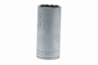 m120627-c Teng Tools 1/2 in Drive 27mm Deep Socket, 12 point, 79 mm Overall Length