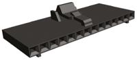 1-104257-3 TE Connectivity, AMPMODU MTE Female Connector Housing, 2.54mm Pitch, 14 Way, 1 Row