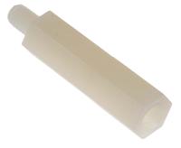 382-951 RS PRO Standoff, M4 x M4 Thread, 25mm Body, Nylon 66, Male/Female, 6mm Stud