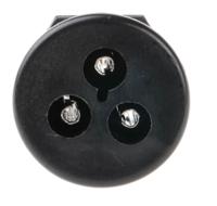 sa2404 Bulgin Power Connector Panel Mount, Solder Termination, 3A, 250 V ac