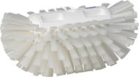 70375 Vikan Hard Bristle White Scrubbing Brush, 40mm bristle length, Polyester bristle material