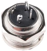 490-888 RS PRO 3 Pole Din Socket, 4A, 100 V ac, Female, Panel Mount