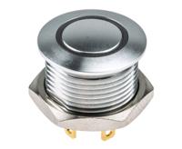175-8522 RS PRO Illuminated Push Button Switch, Momentary, Panel Mount, 16mm Cutout, SPST, Yellow LED, 36V dc, IP67