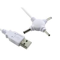 usb2-203 NewLink , Male USB A to Male 2.5mm, 3.0mm, 3.5mm DC Jack, 300mm
