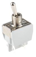 641h2 APEM Toggle Switch, Panel Mount, On-Off, DPST, Tab Terminal