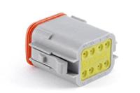at06-08sa-rd01 Amphenol Industrial, AT Automotive Connector Plug Grey Cable Mount 8 Way, Crimp Termination AT06-08SA-RD01