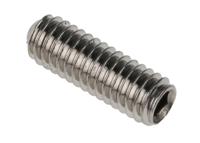137-764 Plain Stainless Steel Hex Socket Set M4 x 12mm Grub Screw