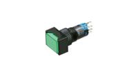 al6h-m24pg Idec AL6H Series Illuminated Push Button Switch, Momentary, Panel Mount, 16.2mm Cutout, 2CO, 220V, IP65