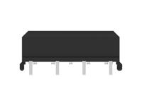 214912-e ERNI ERNI MicroSpeed Power Module Series Vertical Board Housing, 5 Contact(s), 2 mm Pitch, 1 Row, Shrouded