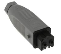 931264106-stak-20 Hirschmann, ST IP54 Black, Grey Cable Mount 2P + E Heavy Duty Power Connector Socket, Rated At 16A, 250 V