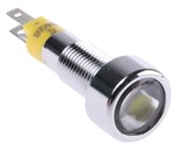 smld08114 Signal Construct Yellow Panel Mount Indicator, 24 → 28V, 8mm Mounting Hole Size