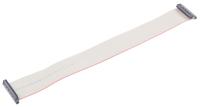 173795-173795-e ERNI Flat Ribbon Cable, 50-Way, 1.27mm Pitch, 300mm Length, AU IDC to IDC