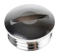 52003390 Lapp Blanking Plug, PG9, Nickel Plated Brass, 17mm Diameter, Threaded