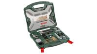 2607019331 Bosch 103-Piece Twist Drill Bit Set for Multi-Material, 10mm Max, 1mm Min, Titanium Bits
