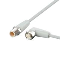 evf051 ifm electronic Male 4 way M12 to Female 5 way M12 Communication Cable, 10 m