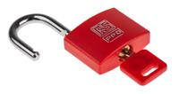 781-6013 RS PRO Key Brass Padlock, 6mm Shackle, 43mm Body