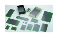 tnf69-101 Takachi Electric Industrial Double Sided SMT Eurocard FR4 With 26 x 38 1mm Holes, 2.54 x 2.54mm Pitch, 101 x 69 x 1.6mm