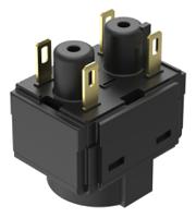 61-877537 EAO 61-8775 Series Switch Block, 50V, 1NC/ 1NO