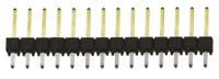 tsw-114-07-l-s Samtec TSW Series Straight Through Hole Pin Header, 14 Contact(s), 2.54 mm Pitch, 1 Row, Unshrouded