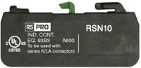 277-8386 RS PRO Auxiliary Contact Block, 1NO, Snap-On