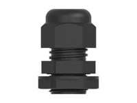 1sng626147r0000 Entrelec 1SNG Series Black PA 6 Cable Gland, PG9 Thread, 4mm min., 8mm max., IP66, IP68