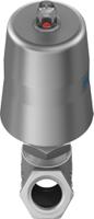 vzxf-l-m22c-m-b-g34-180-m1-v4v4t-50-20 Festo Angle Seat type Pneumatic Actuated Valve, BSP 3/4in, 20 bar