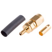 r125073000w Radiall, Plug Cable Mount SMA Connector, 50Ω, Crimp Termination, Right Angle Body