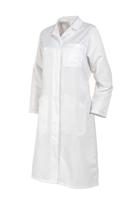 esdbf65asblat3 MOLINEL White Women Reusable Lab Coat, L