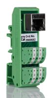 2900682 Phoenix Contact 8-Contact Female Interface Module, RJ45 Connector, DIN Rail Mount, 4A