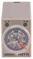 h3yn-41-ac200-230 Omron H3YN Series DIN Rail, Panel Mount Timer Relay, 200 → 230V ac, 4-Contact, 0.1 min → 10h