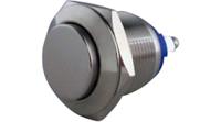 rnd-210-00389 RND RND 210 Series Vandal Proof Push Button Switch, (On)-Off, Panel Mount, 19mm Cutout, 1NO, 36V dc, IP65