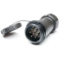 304-537 RS PRO Industrial Circular Connector, 7 Contacts, In-Line, SP29 Connector, Socket, Male, IP68, SP2911C Series