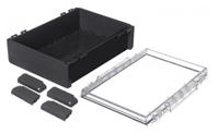 96027664-b-273612-pc-v0-g-7024 Bopla Bocube Series Graphite Grey Polycarbonate Enclosure, IP66, IP68, IK07, Transparent Lid, 284 x 364 x 120mm